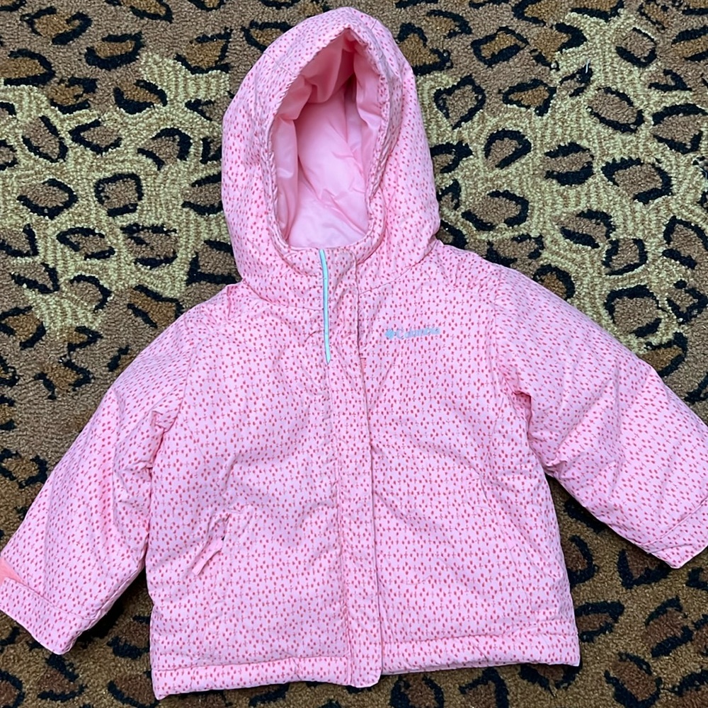 Toddler Columbia Coat, Girl Sz 2T